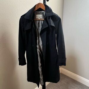 Banana Republic Black Trench Coat